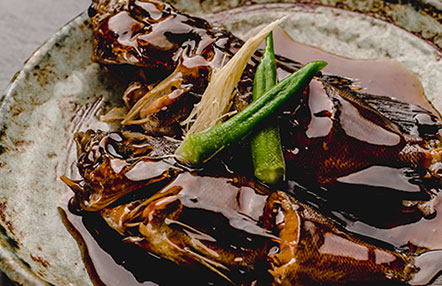 写真:お料理一例(煮魚)